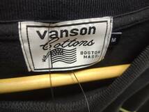 新品　未使用　VANSON LEATHER SP-T-44 ロングスリーブTシャツ Mサイズ アメカジ_画像4
