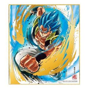 ドラゴンボール 色紙ART7 16.超サイヤ人ゴッド超サイヤ人 ゴジータ金色箔押し(単品)