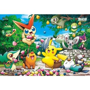 劇場版ポケットモンスター ベストウイッシュ 108ラージピース きのみがいっぱい 108-L334