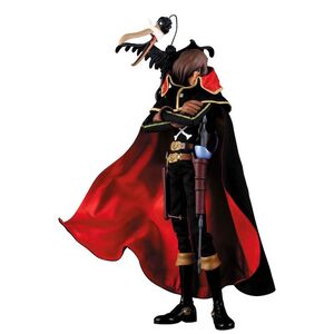 Rah Real Action Heroes Space Pirate Captain Harlock 1/6 Scale ABS &amp; ATBC-PVC Окрашенная подвижная фигура