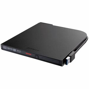 バッファロー BRXL-PT6U3-BKE (ブラック) USB3.2 (Gen1) 対応 ポータブルBD 再生/書込ソフト添付