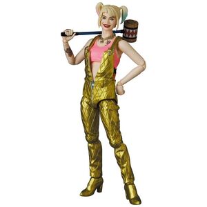 MAFEX マフェックス No.153 HARLEY QUINN ハーレイ クイン OVERALLS Ver 全高約150mm 塗装済み ア