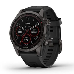 GARMIN(ガーミン) fenix 7S Sapphire Dual Power Ti Carbon Gray DLC/Black ソーラ