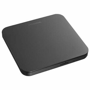 I/Oデータ USB 2.0対応 ポータブルDVDドライブ (ブラック)編集ソフト付き DVRP-U8ZK