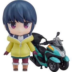 ねんどろいど ゆるキャン 志摩リン 三輪バイクVer. ノンスケール プラスチック製 塗装済み可動フィギュア G12909