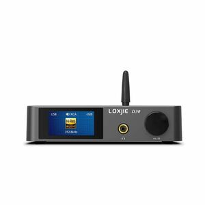 新バージョンLOXJIE D30 DAコンバーター & ヘッドホンアンプ 一体型 Bluetooth 5.0対応/ハイレゾ対応/新型DAC