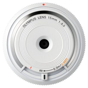 OLYMPUS ボディキャップレンズ マイクロフォーサーズ用 ホワイト BCL-1580 WHT