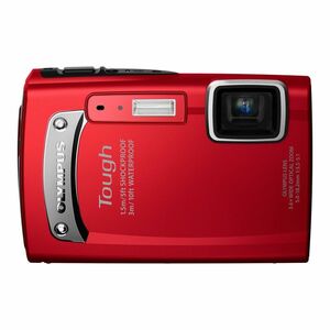 OLYMPUS 防水デジタルカメラ TOUGH TG-310 レッド 3m防水 1.5m耐落下衝撃 -10℃耐低温 1400万画素 3.6倍