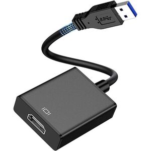 USB HDMI 変換アダプタ 「ドライバー内蔵」 5Gbps高速伝送 USBディスプレイアダプタ USB HDMI 変換ケーブル 1080