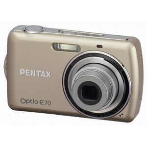 PENTAX デジタルカメラ OPTIO (オプティオ) E70 シャンパンゴールド 1000万画素 光学3倍ズーム OPTIOE70