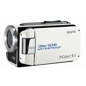 SANYO ハイビジョン 防水デジタルムービーカメラ Xacti (ザクティ) DMX-WH1 ホワイト DMX-WH1(W)