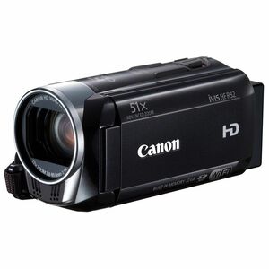 Canon デジタルビデオカメラ iVIS HF R32 ブラック 光学32倍 Wi-Fi IVISHFR32BK