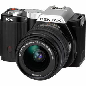 PENTAX ミラーレス一眼カメラ K-01ズームレンズキット ブラック/ブラック K-01ZK BK/BK