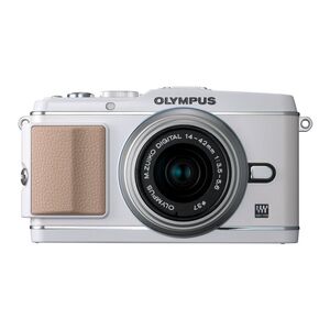 OLYMPUS ミラーレス一眼 PEN E-P3 レンズキット ホワイト E-P3 LKIT WHT