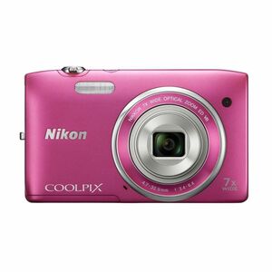 Nikon デジタルカメラ COOLPIX S3500 光学7倍ズーム 有効画素数 2005万画素 ストロベリーピンク S3500PK