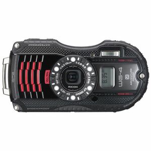 RICOH 防水デジタルカメラ RICOH WG-4GPS ブラック 防水14m耐ショック2.0m耐寒-10度 RICOH WG-4GPSB