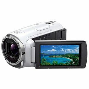 SONY HDビデオカメラ Handycam HDR-PJ670 ホワイト 光学30倍 HDR-PJ670-W