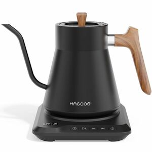 HAGOOGI 電気ケトル (2024限定版) コーヒー ドリップケトル 温度調節 細口 自動保温/ドリップタイマー/空焚き防止機能 1.0