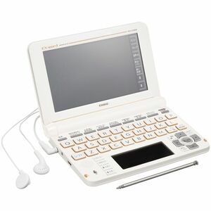 カシオ 電子辞書 エクスワード 中学生モデル XD-U3800WE ホワイト