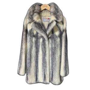カナダ製　ミンクコート　クロスミンク　毛皮コート　柔らか　リアルファー　希少品　高級毛皮