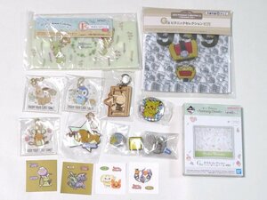 ポケットモンスター　Aセット　プレート　キーホルダー　ピンズ　シール　くじ系　他　