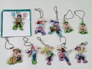  Nintama Rantaro tea shop acrylic fiber key holder 10 point .. circle middle . house length next . law temple . work Tachibana . warehouse other 