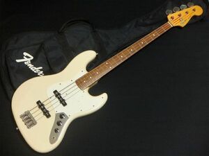 フジゲン製 Fender Japan JB-40 Jazz Bass ジャズベース ジャズベ ホワイト 白 ソフトケース付属 日本製