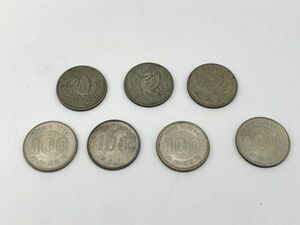 １円～ 昭和 100円銀貨 7枚まとめて 昭和32～40年 鳳凰 稲穂 オリンピック 古銭 硬貨 総重量約33.5g