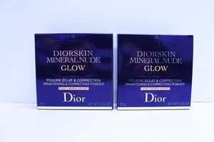 ブランド祭 Dior ディオールスキン ミネラル ヌード グロウ パウダー 03 2点セット 未使用品