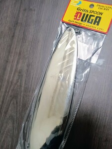 未使用 グリススプーン オーガ 24cm 124g シルバー(検索用 グルカナイフ スティーズ ワカサギマジックスプーン)