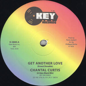 ほぼ新品 Garageクラシック ★Get Another Love／Hit Man - Chantal Curtis★ Tom Molton, Larry Levan, House Legend, K-5800