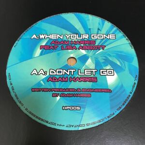 【ハピコア】Adam Harris feat. Lisa Abbott / When Your Gone - Hardcore Paradise . UK Hardcore . Happy Hardcore ハッピーハードコア