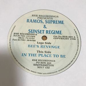 【ハピコア】Ramos, Supreme & Sunset Regime / In The Place To Be - RSR Recordings . Happy Hardcore ハッピーハードコア