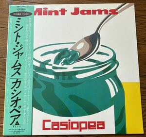 カシオペア Mint Jams Casiopea ミントジャムス レコード 帯付 LP CASIOPEA 和モノ　フュージョン　fusion japan