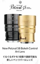 New Petzval 58 Bokeh Control Art Lens_画像1