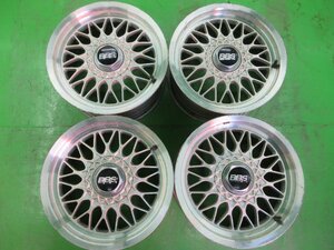 深リム!PCD114.3 BBS RG024 メッシュ 7j/+38 ハブ約74㎜ 4本セット! 中古 旧車 ドリ車 USDM JDM