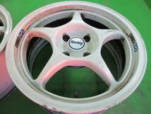 PCD114.3 ENKEI Racing RP01 エンケイ 軽量 7.5j/+32 ハブ約73㎜ 2本 中古 ドリ車 スペア交換などに!_画像5