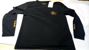 新品　Lサイズ　サンライン　管417D 獅子DRY　ロングTシャツ SUW-04205LT ブラック 