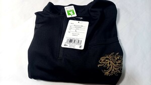 新品　Lサイズ　サンライン　管220DP (SUNLINE) 獅子ジップシャツ 長袖タイプ ブラック SUW-04203CW Lサイズ