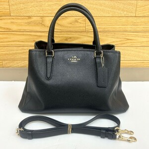 COACH コーチ スモール マーゴット キャリーオール ハンドバッグ ショルダーバッグ 2way レザー F57527！