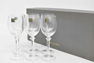 (737M 0228M7) 1円～ 未使用 HOYA CRYSTAL ホヤクリスタル ワイングラス 6客セット 酒器 クリスタルガラス