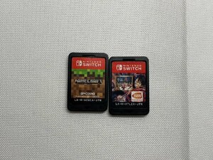 【中古品】『2-275』任天堂 Nintendo SWITCH用ソフト ONE PIECE海賊無双4 MINECRAFT マインクラフト