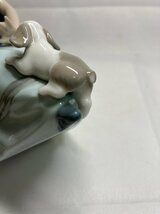 【中古品】『2-016』LLADRO リヤドロ 少女と犬　陶器人形_画像7