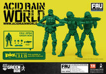 30202 新品在庫 限定品 ACID RAIN アシッドレイン FAV-SP04 グリーンボブ GREEN BOB 1/18 3.75 可動フィギュア_画像4