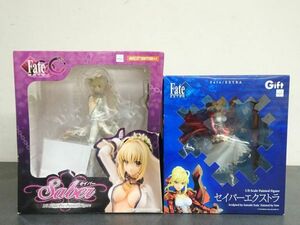 #k51【梱120】Fate/EXTRA アルファマックス セイバー Gift セイバーエクストラ 1/8 2点セット