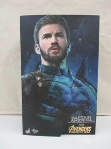 #w43【梱100】ホットトイズ MARVEL AVENGERS INFINITY WAR 1/6 CAPTAIN AMERICA フィギュア