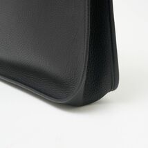 HERMES エルメス ヴェスパ PM ショルダーバッグ 肩掛け トゴ レザー ブラック×ゴールド金具 □C刻印（1999年頃製造） レディース_画像6