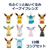 ポケットモンスター もふぐっとぬいぐるみ「イーブイフレンズ」10種 コンプリートセット_画像1