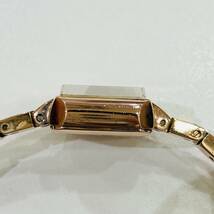 agate アガット silver シルバー K18GP メッキ ダイヤ0.02 2針 QZ クオーツ 電池式 レディース 女性用 腕時計 おしゃれ ファッション 1681_画像4