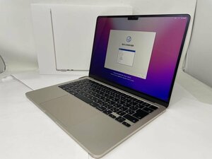 M568【ジャンク品】 MacBook Air 2022 13インチ SSD 256GB Apple M2 MLY13J/A